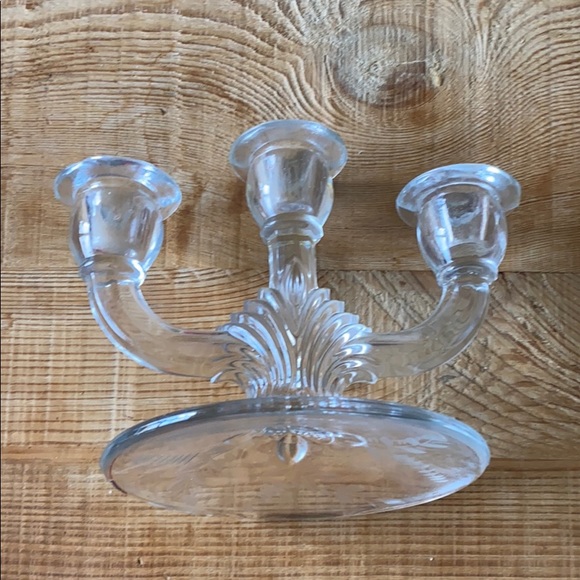 Accents Vintage Glass Candelabra Poshmark